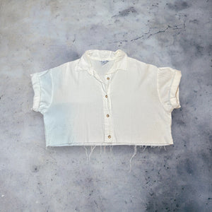 Cropped Button Up
