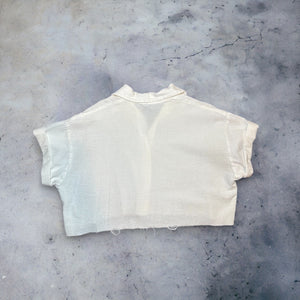 Cropped Button Up