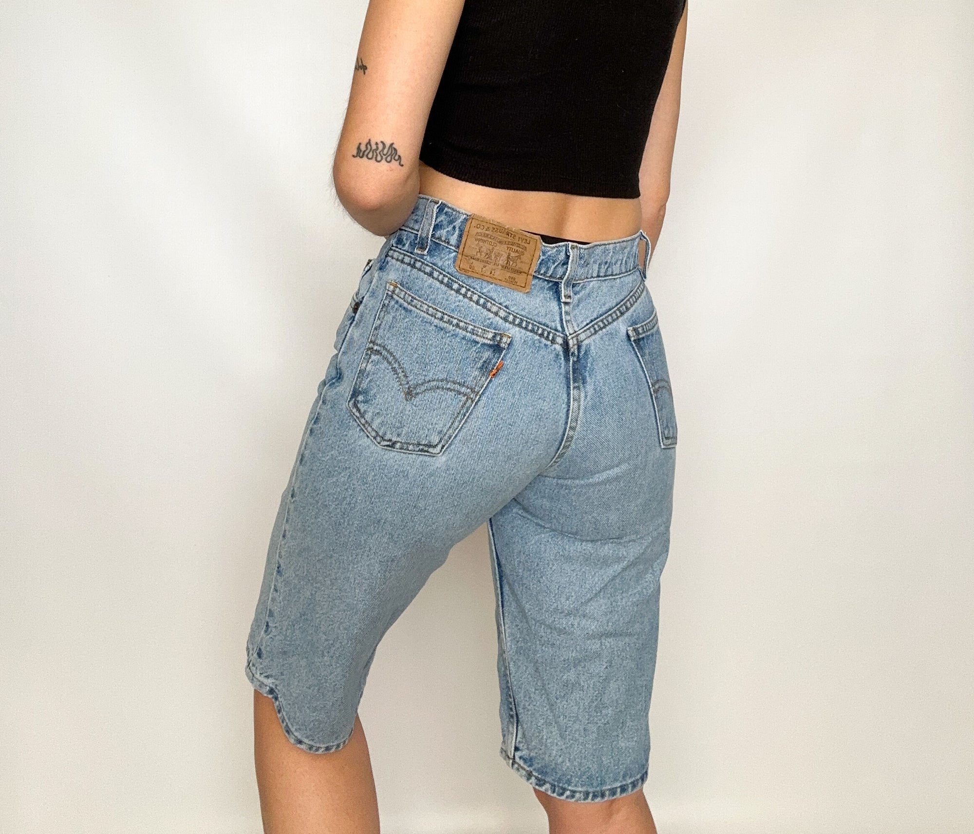 Long Levi Shorts