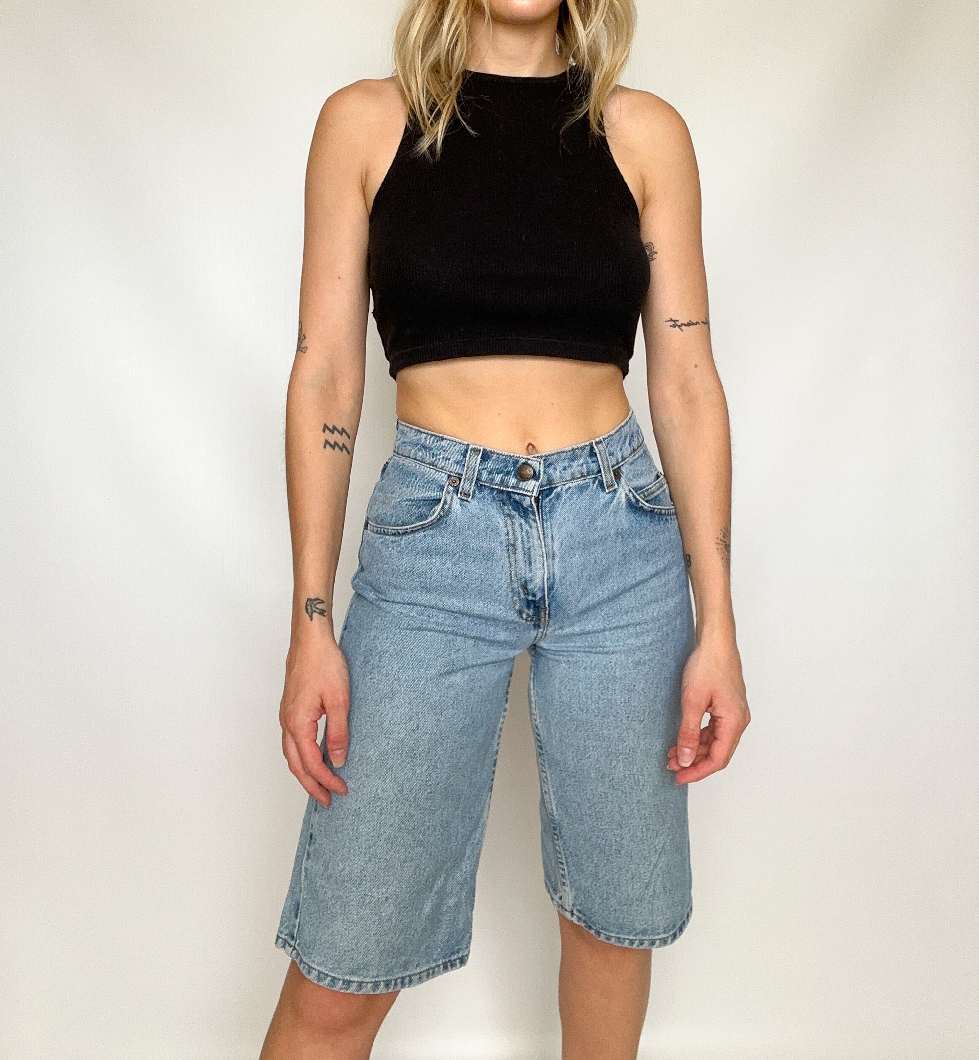 Long Levi Shorts