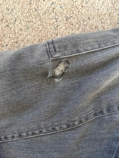 Grey Distressed Denim Jacket