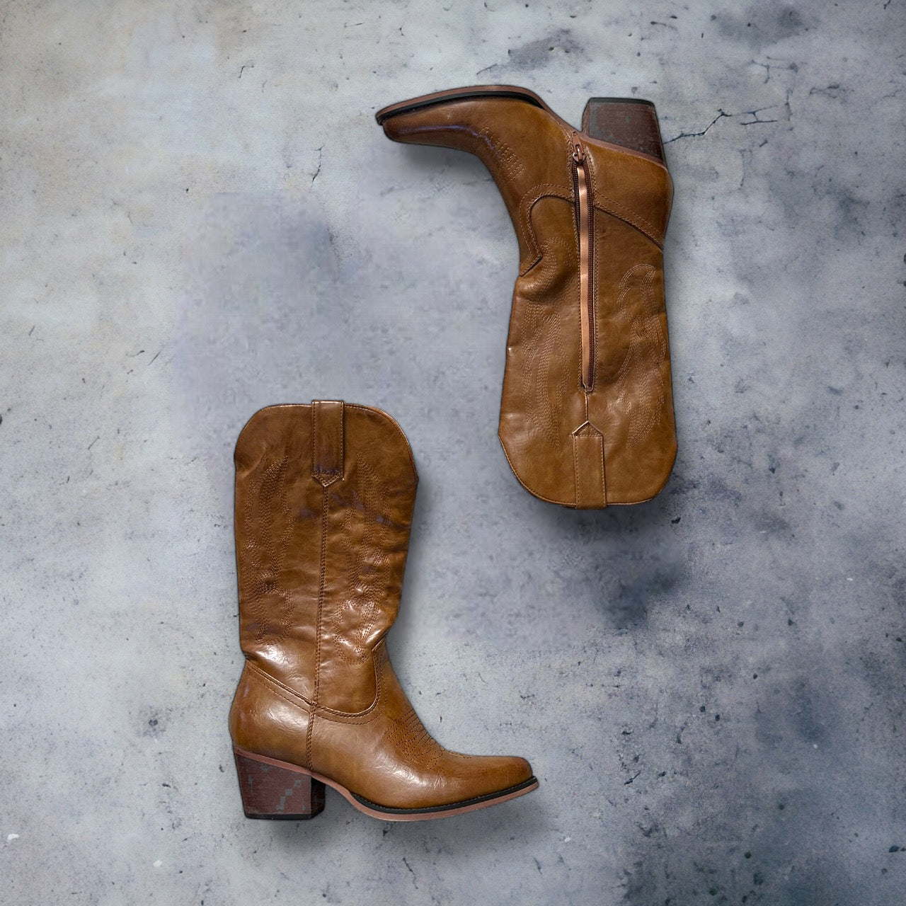 Brown Roper Cowboy Boots