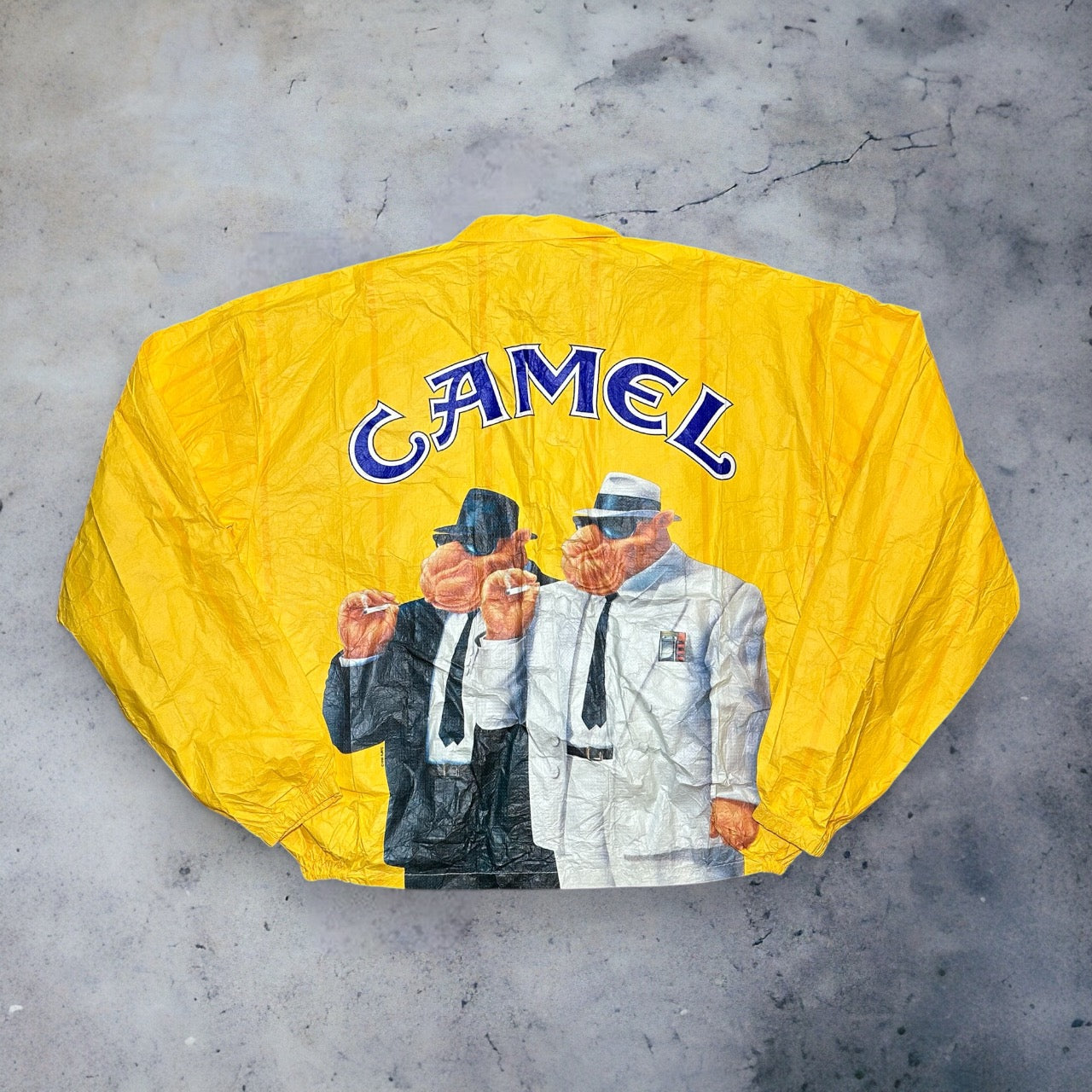 camel cigarette jacket Vintage 90s Cigarettes Lightweight (XL) JK530 GETTHEMOST STORE Vintage 90s Camel Cigarettes Lightweight