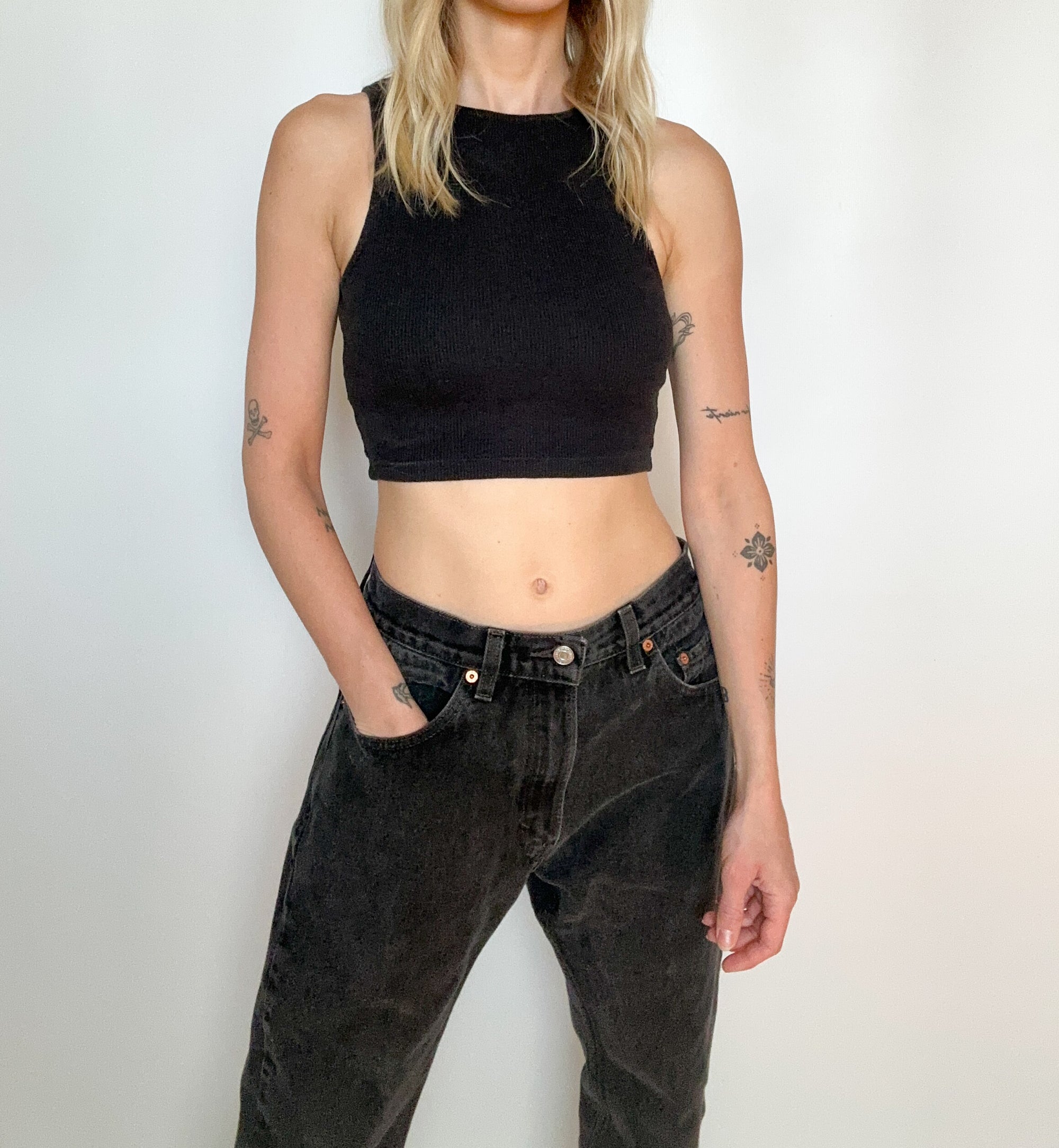 Black 505 Levis