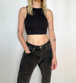 Black 505 Levis