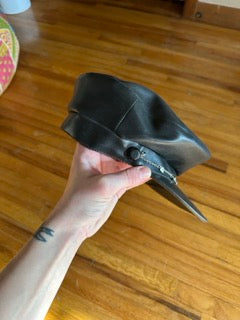 Leather Like Cap