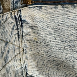 Acid Wash Long Denim Jacket