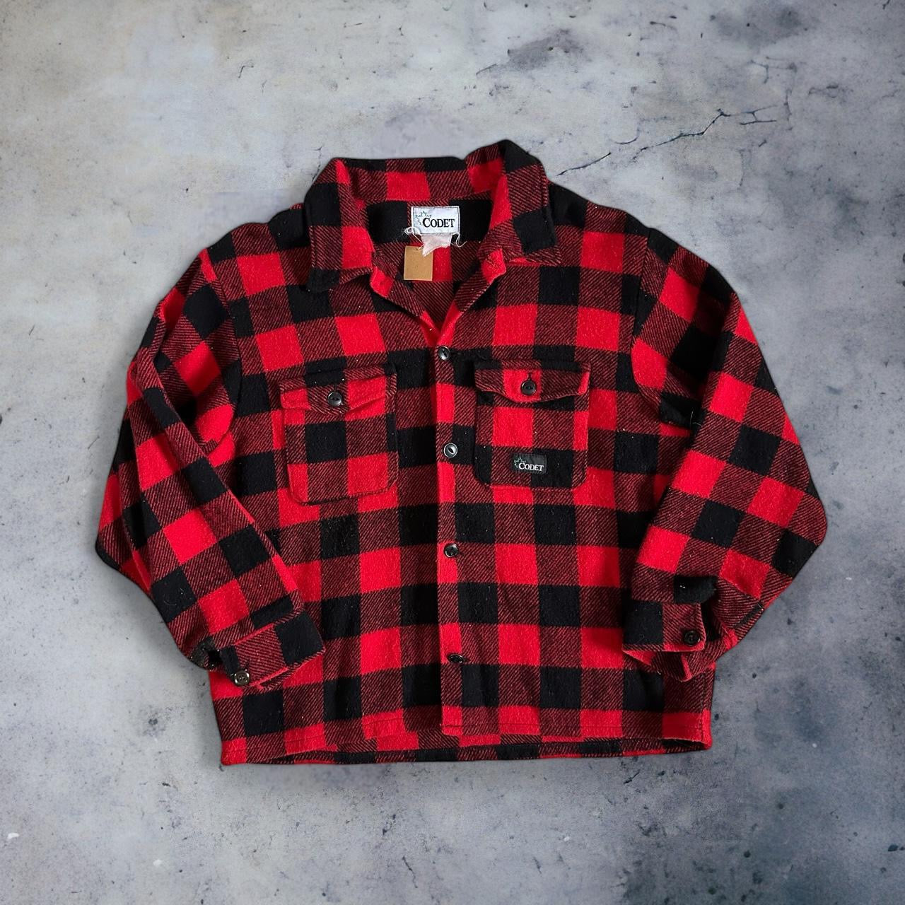 Plaid Wool Jacket