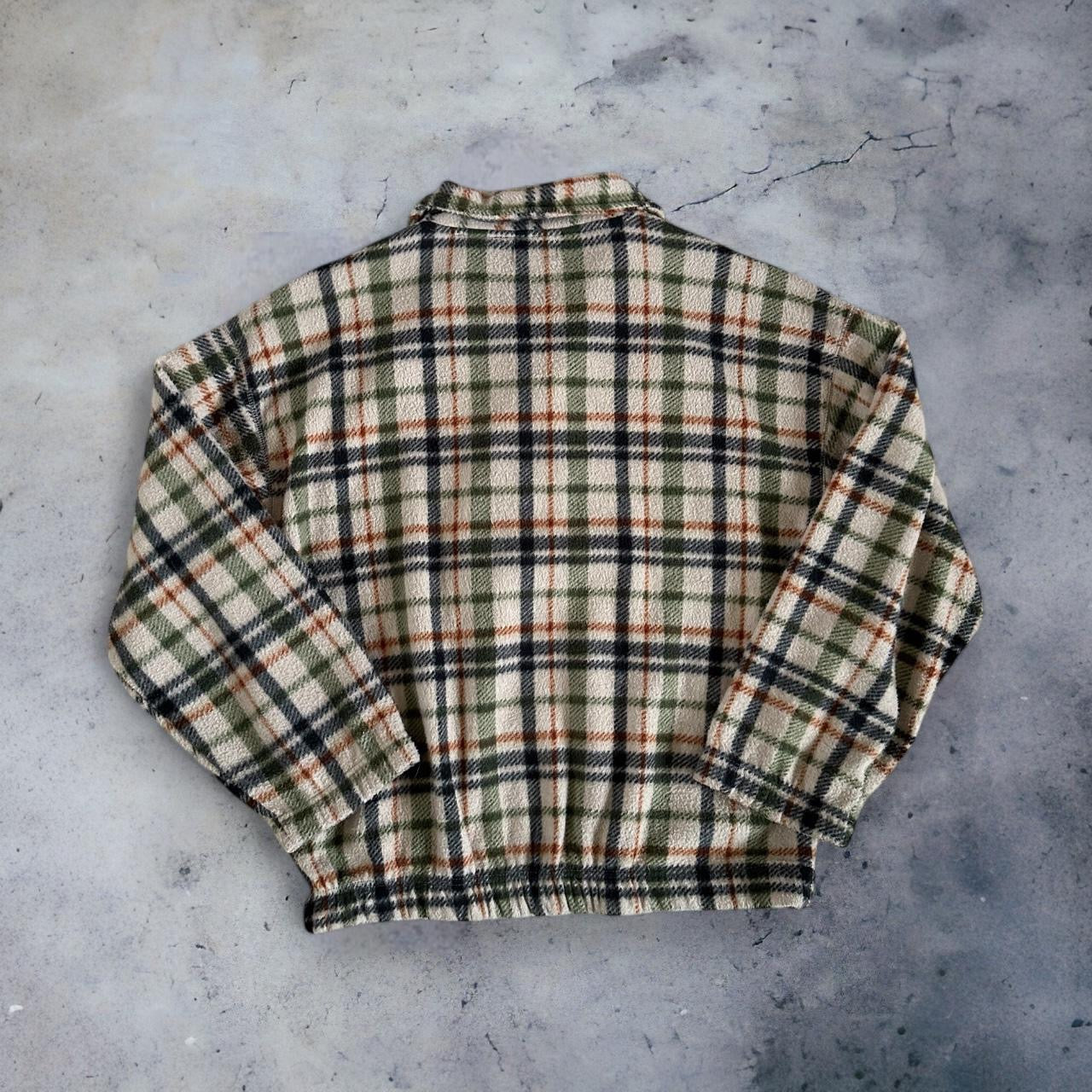 Cozy Plaid Half-Zip