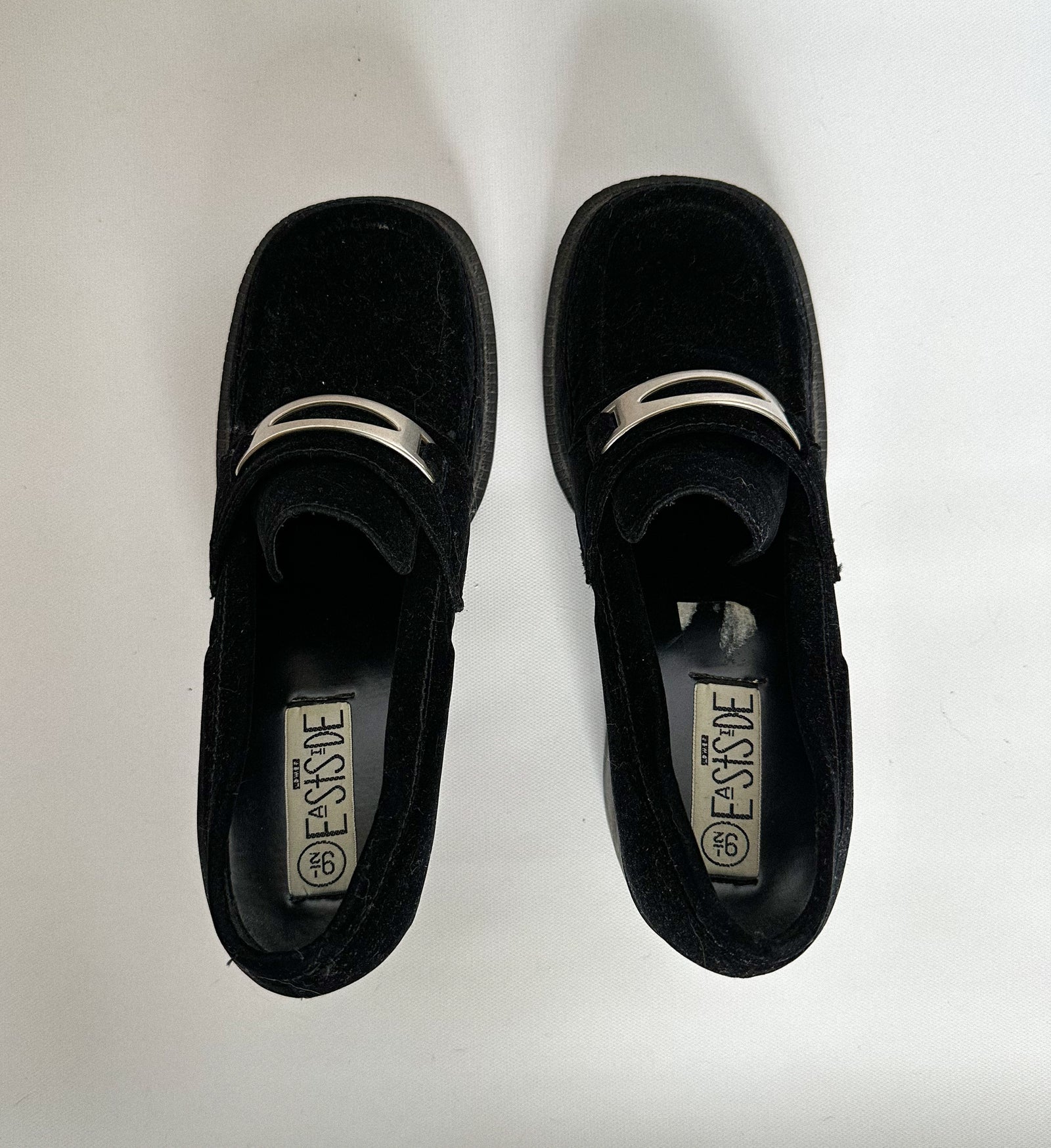 Velvet Platform Loafers