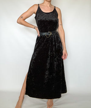 Black Velvet Dress