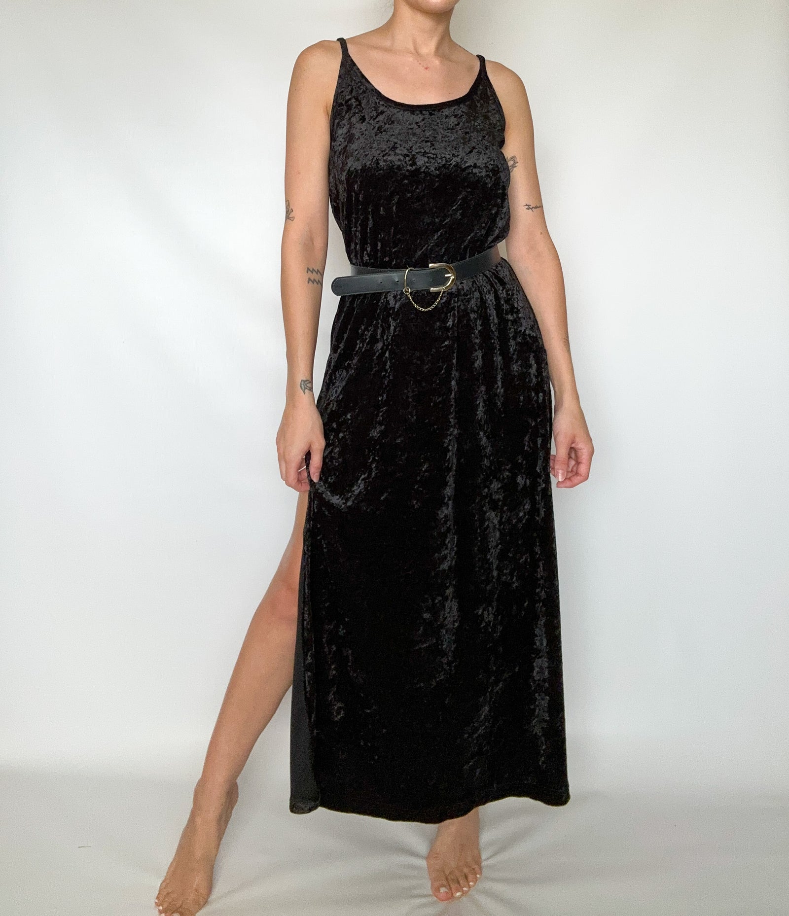 Black Velvet Dress