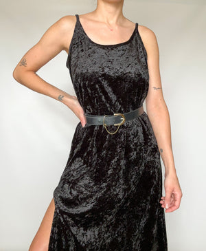 Black Velvet Dress