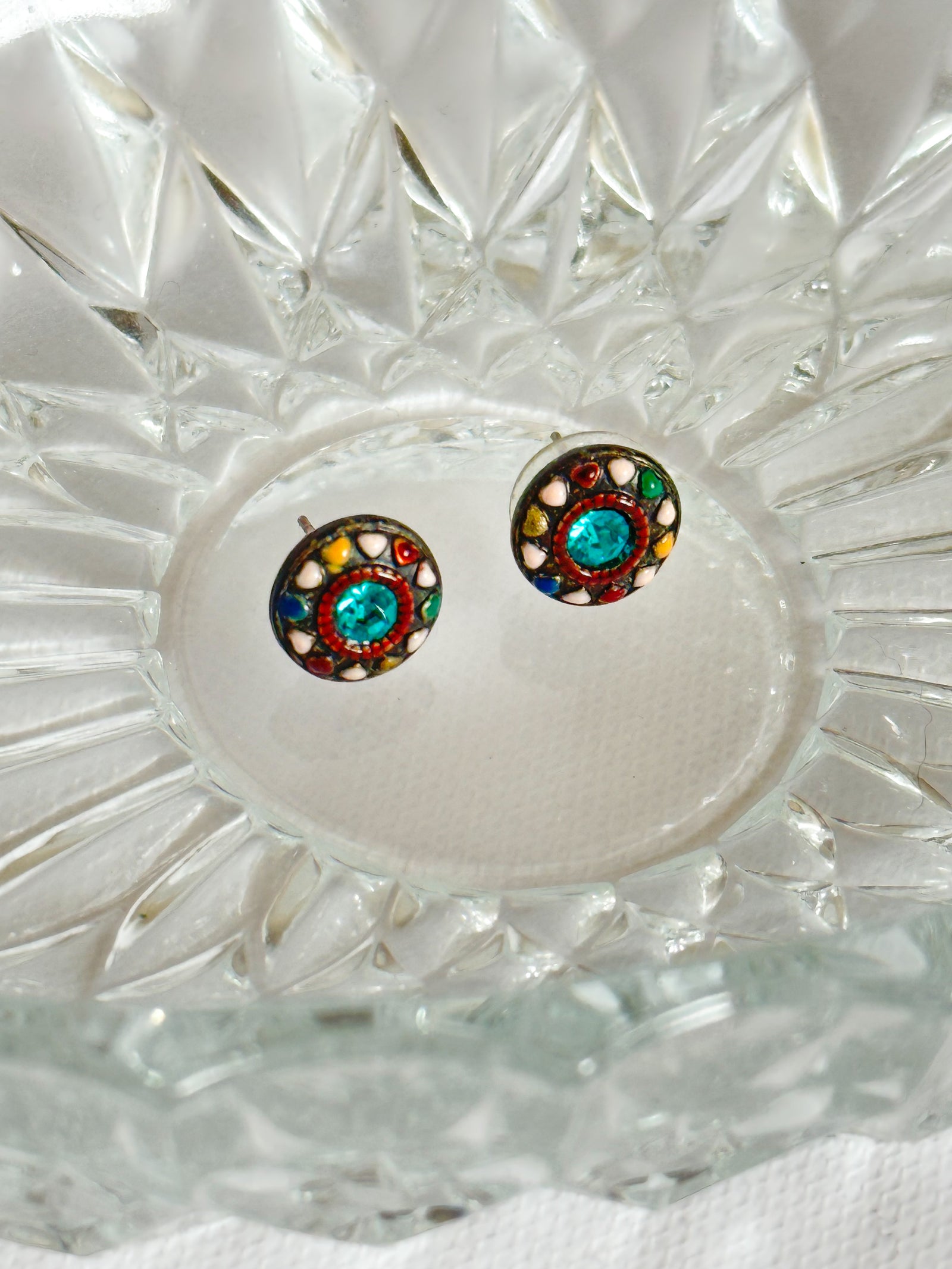 Gem Stud Earrings