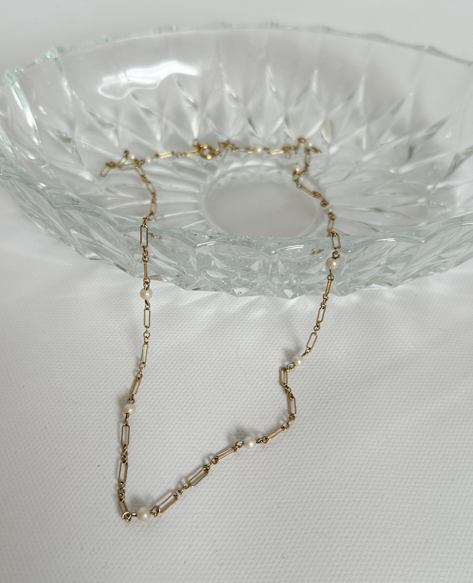 Gold & Pearl Necklace