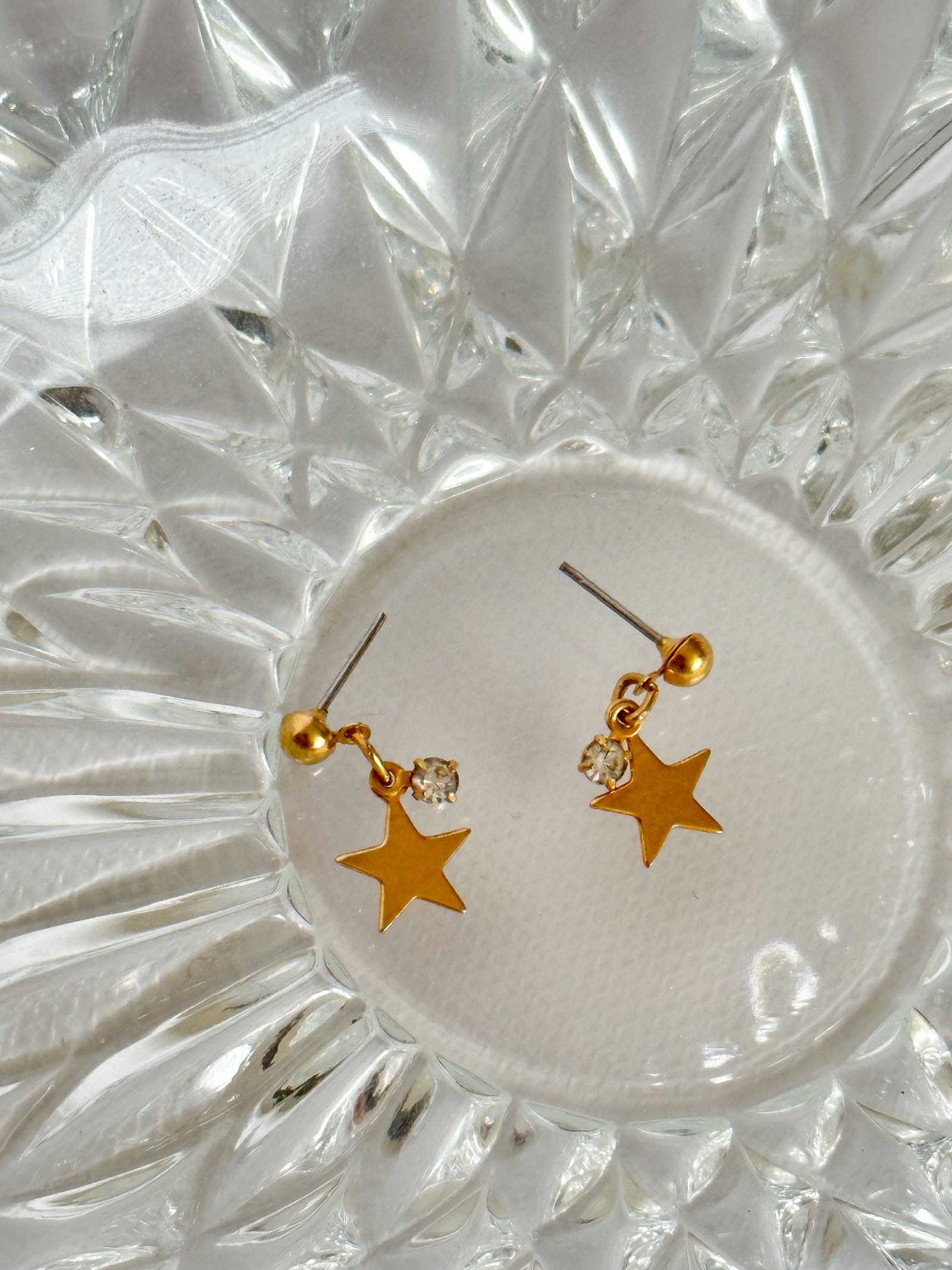 Gold Star Earrings