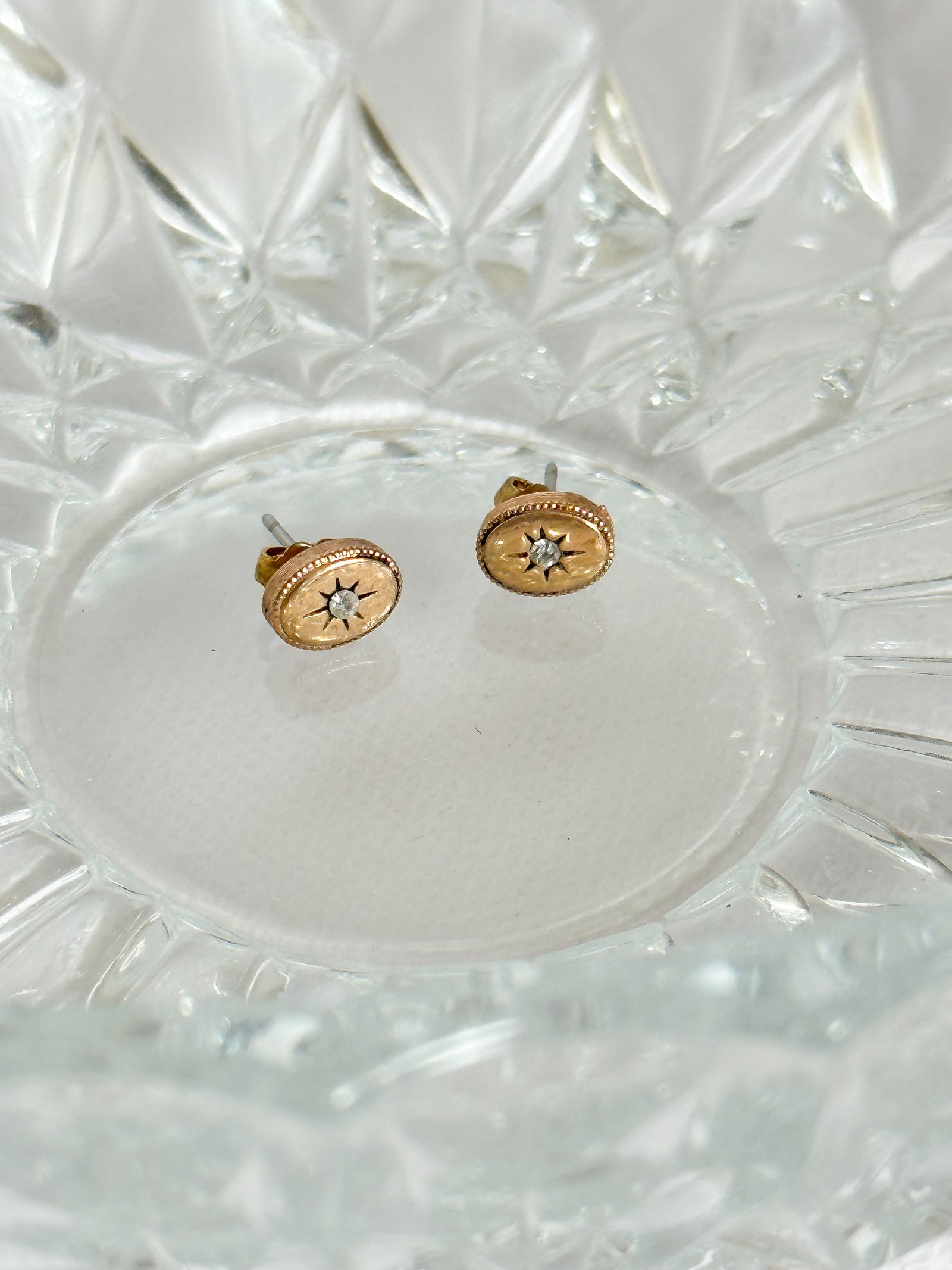 Gold Stud Earrings