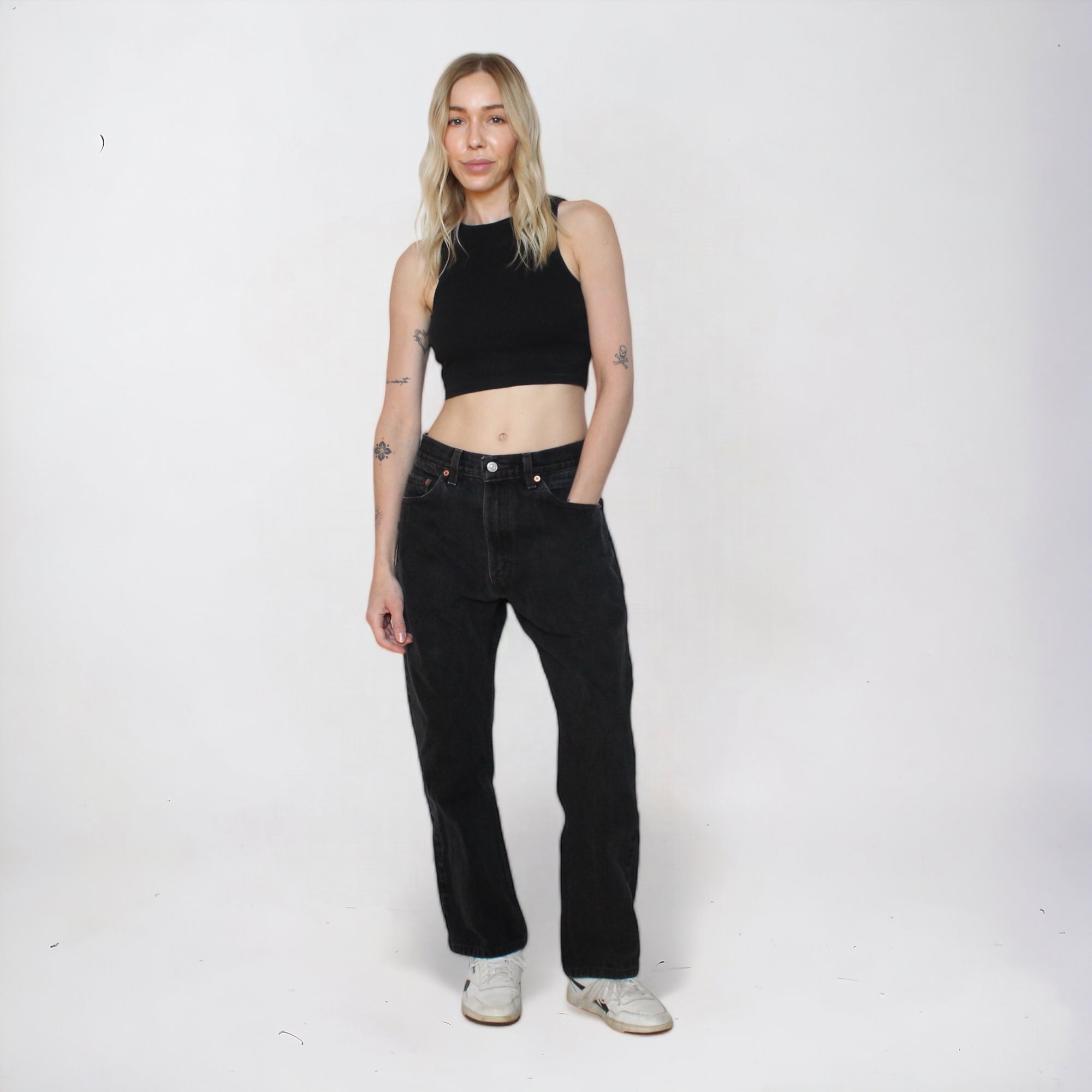 Black 505 Levis