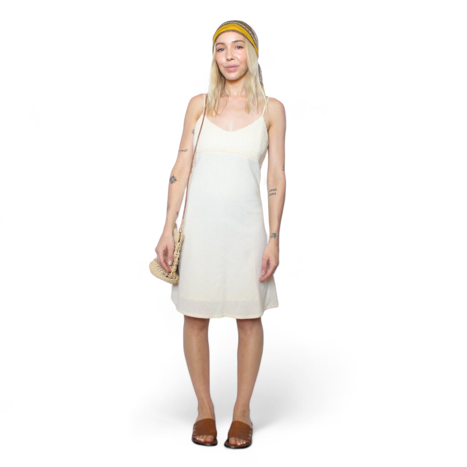 Beachy Crochet Detail Dress