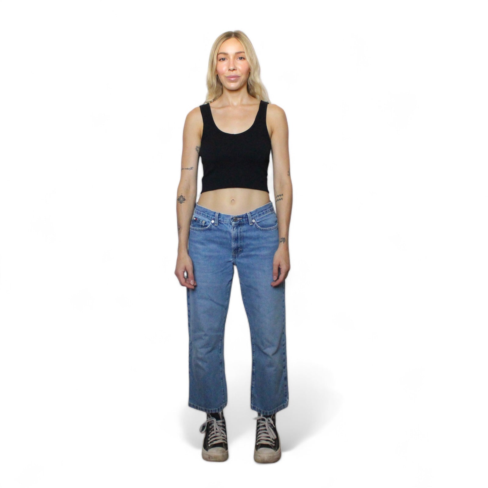 Tommy Hilfiger Cropped Boyfriend Jeans