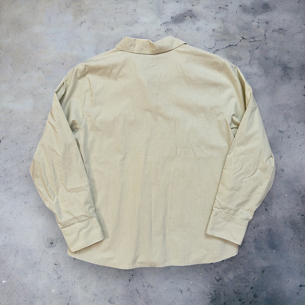 Light Green Eddie Bauer Gingham Button Up