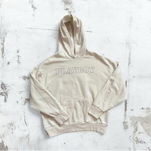 Cream Playboy Hoodie