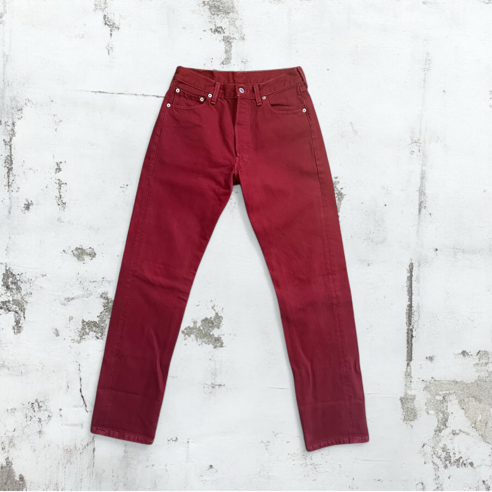 Red 501 Levi’s Jeans