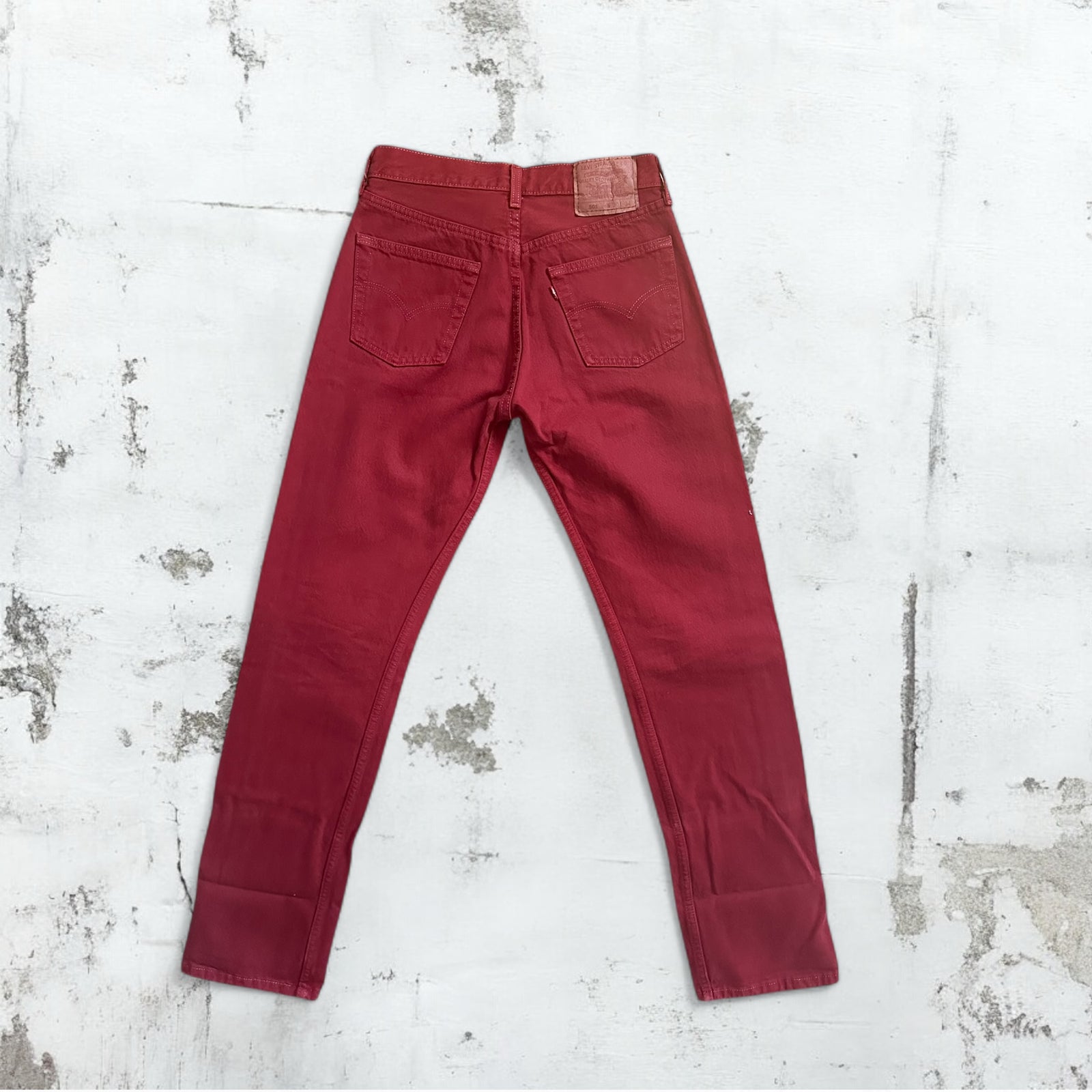 Red 501 Levi’s Jeans