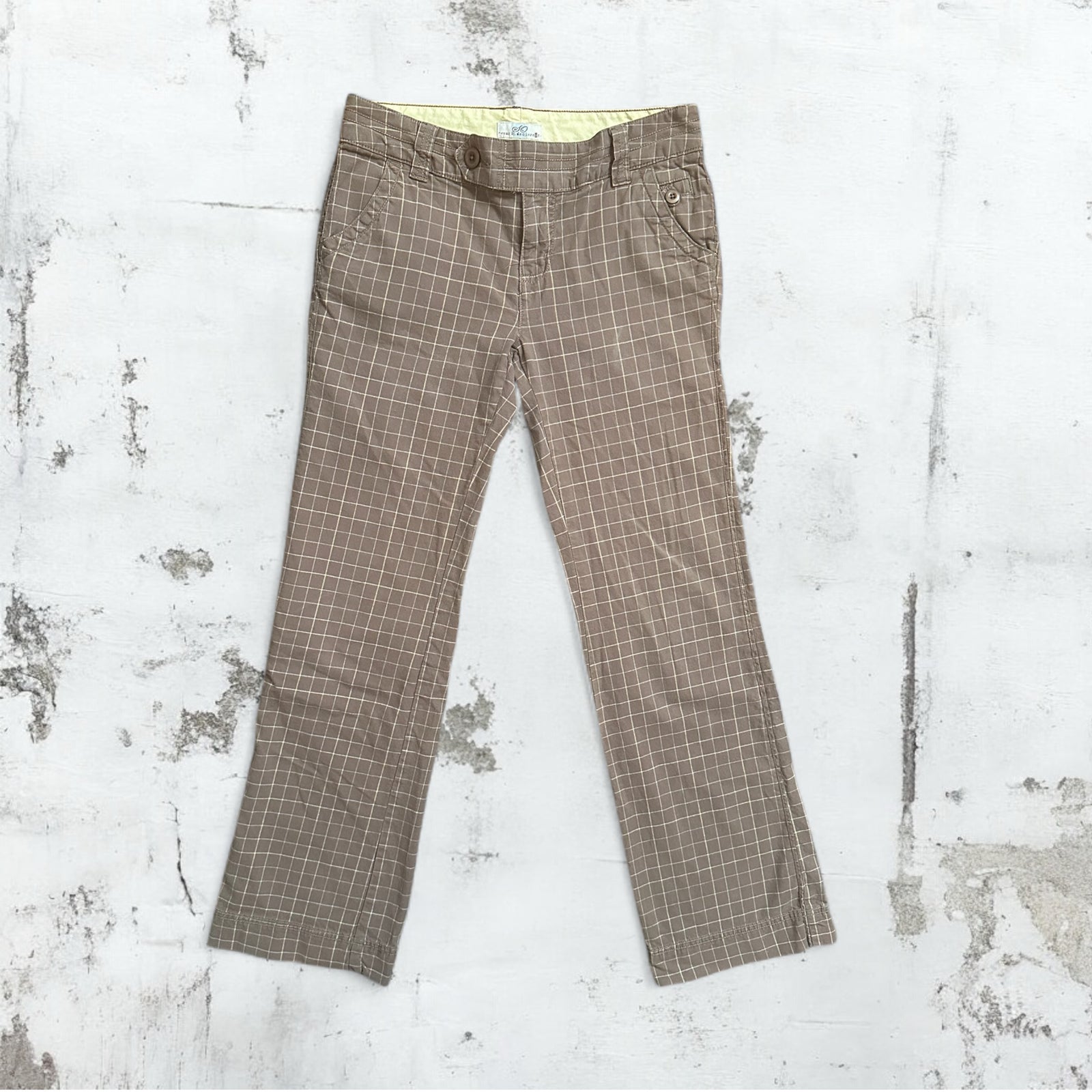 Checkered Y2K Trouser Pants