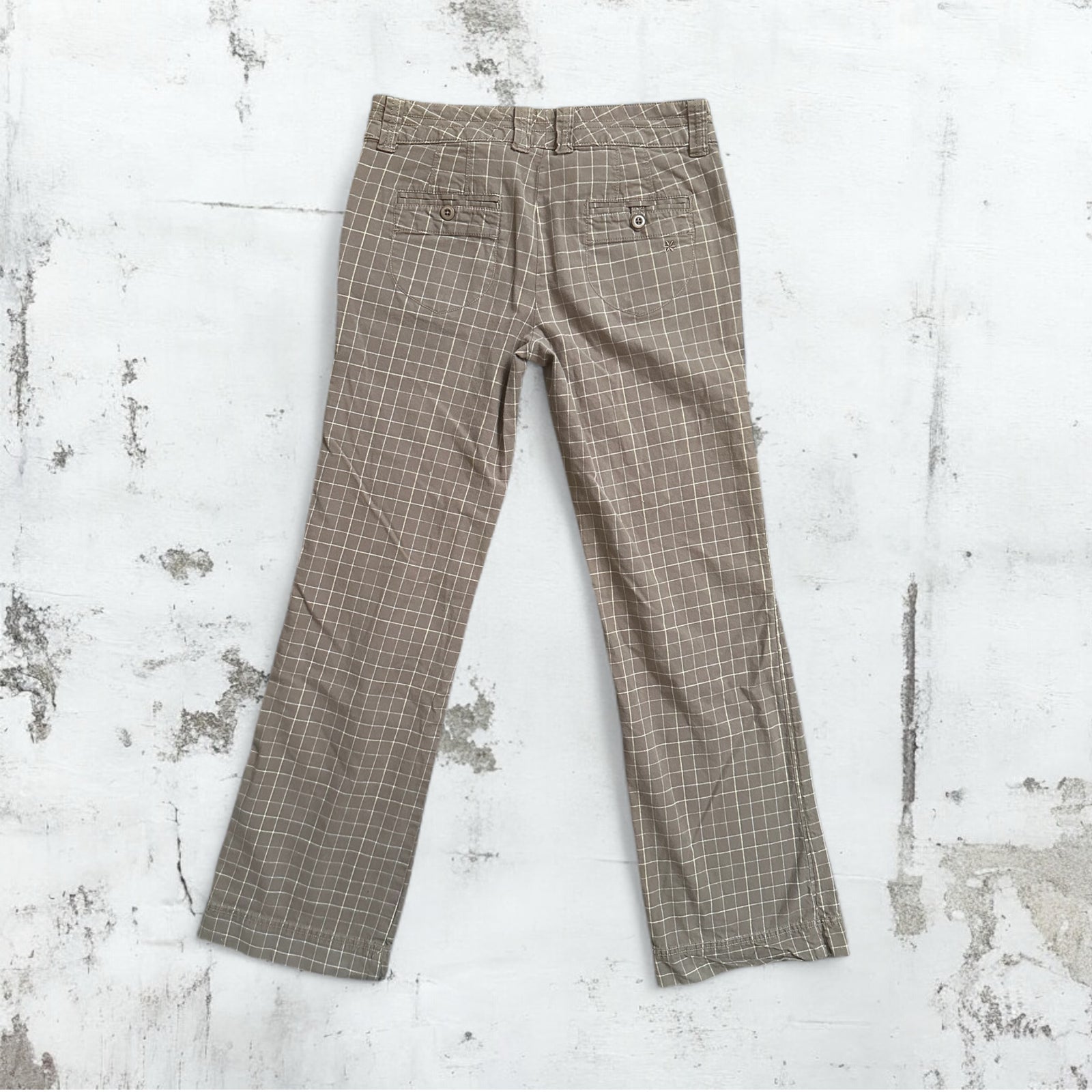 Checkered Y2K Trouser Pants