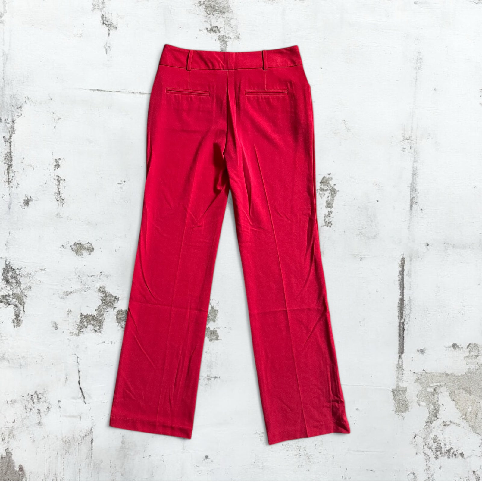 Red Y2K Trouser Pants