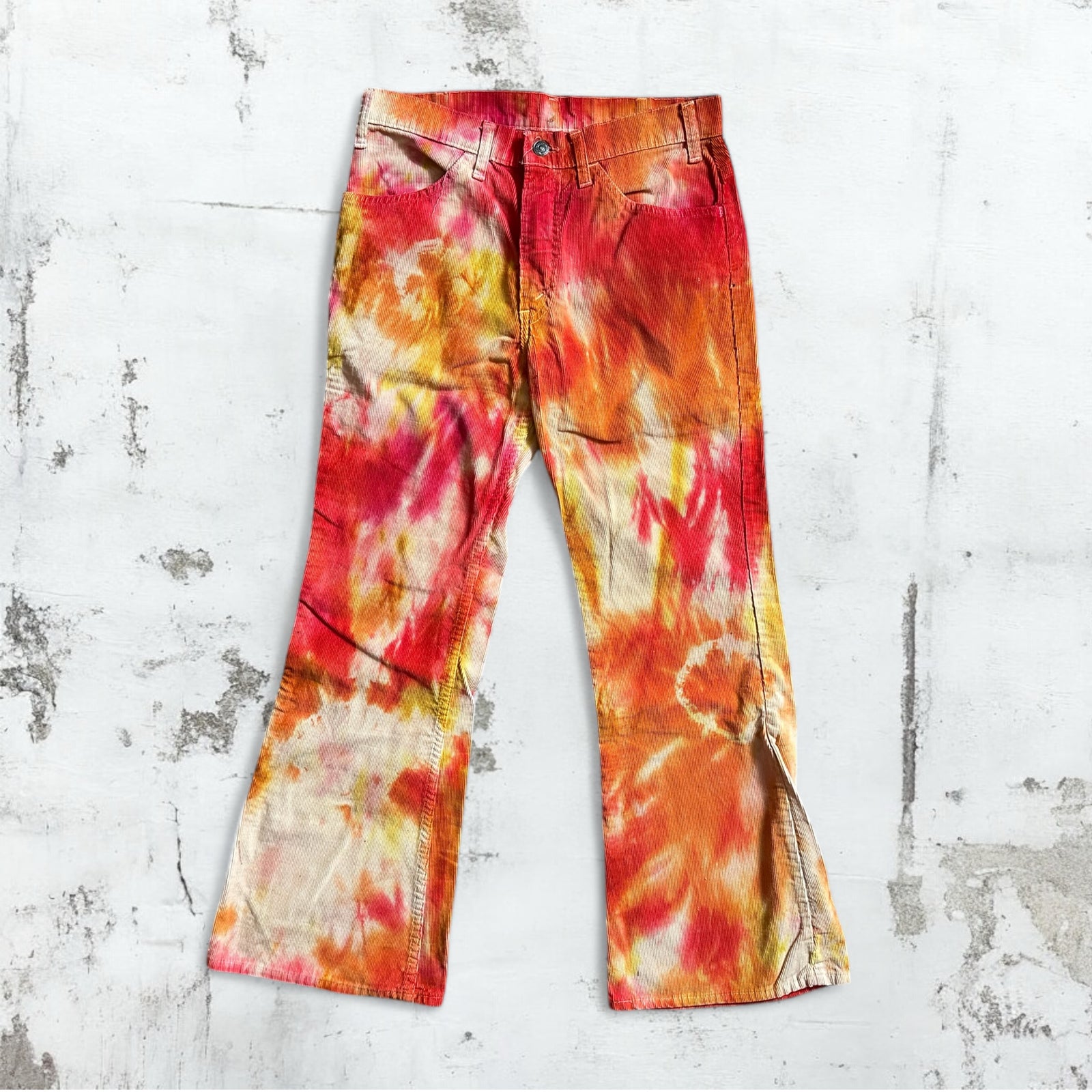 Corduroy Tie Dye Levis Jeans