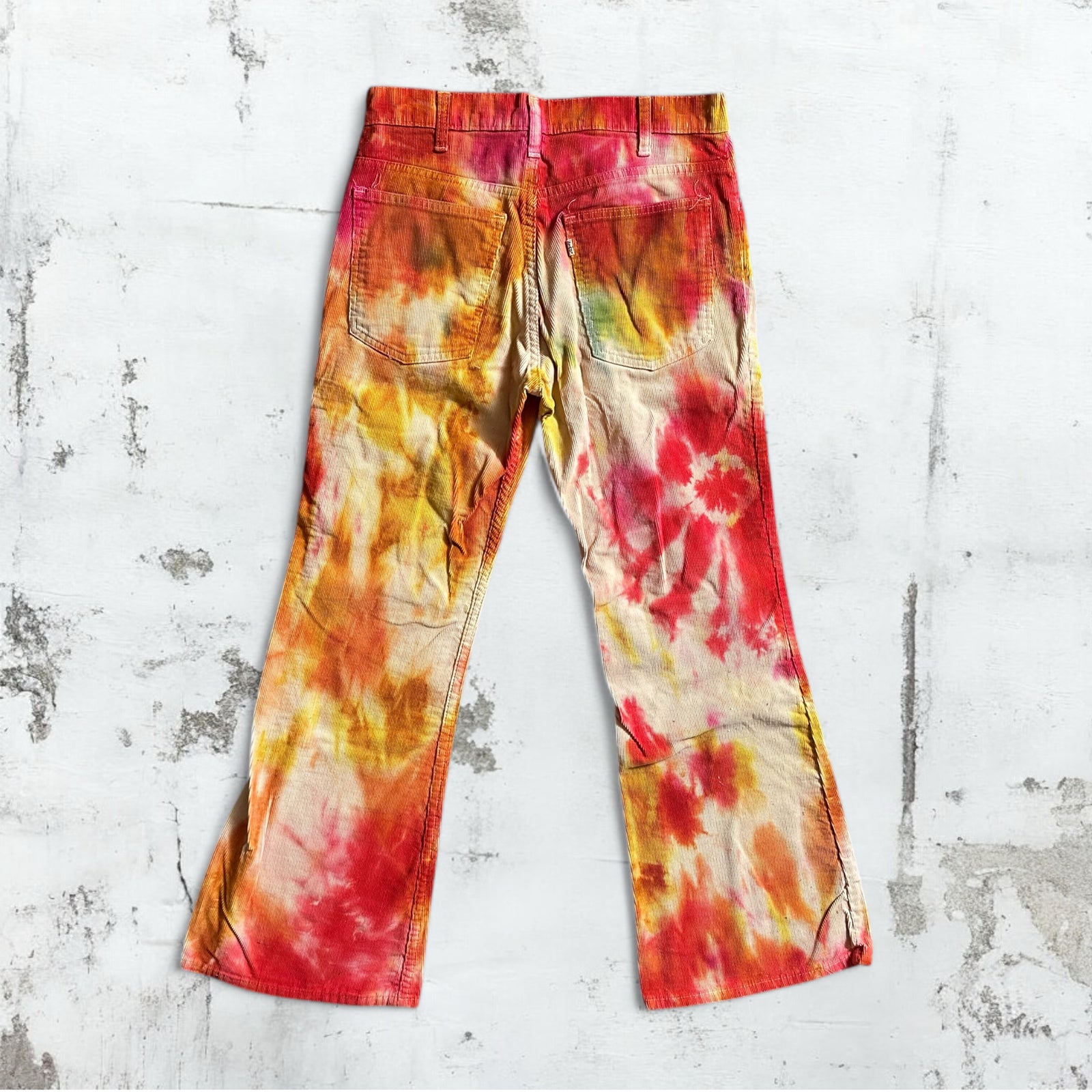 Corduroy Tie Dye Levis Jeans