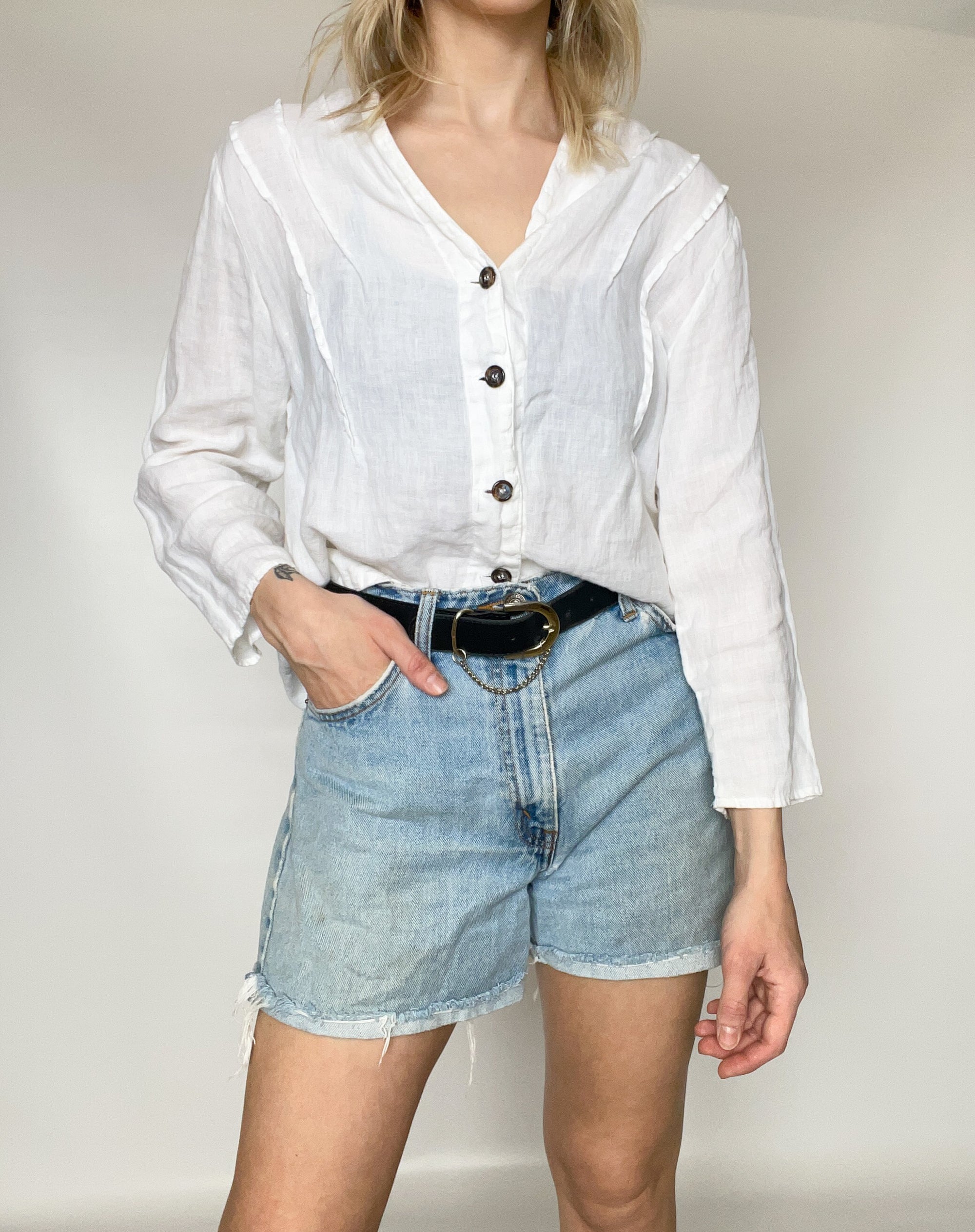 Linen Button Up