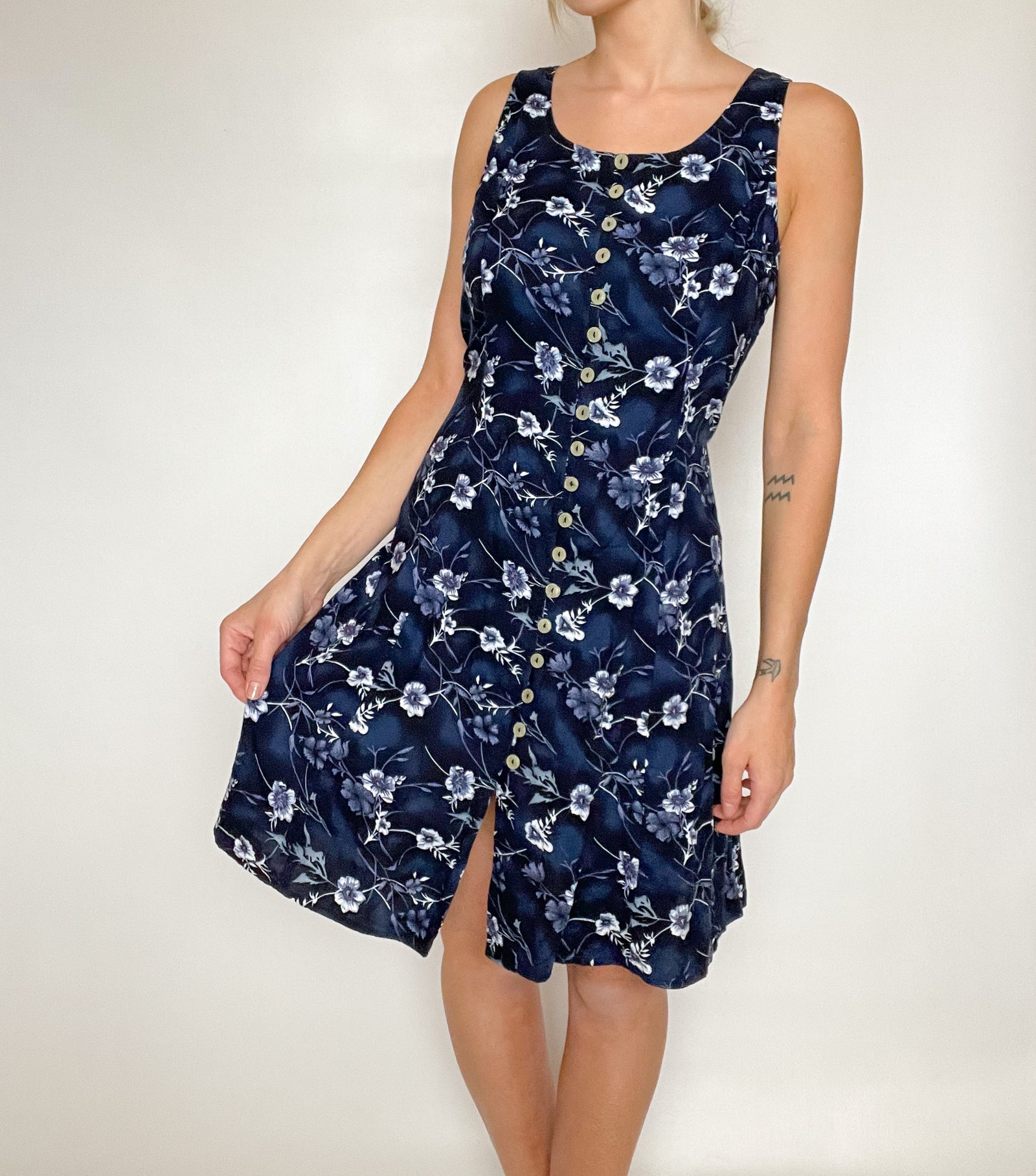 Blue Floral Dress