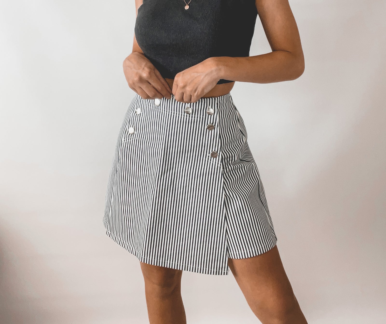Striped Skort