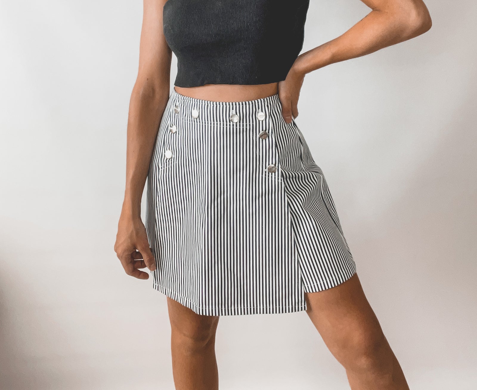Striped Skort
